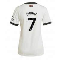 Camiseta Manchester United Mason Mount #7 Tercera Equipación para mujer 2024-25 manga corta